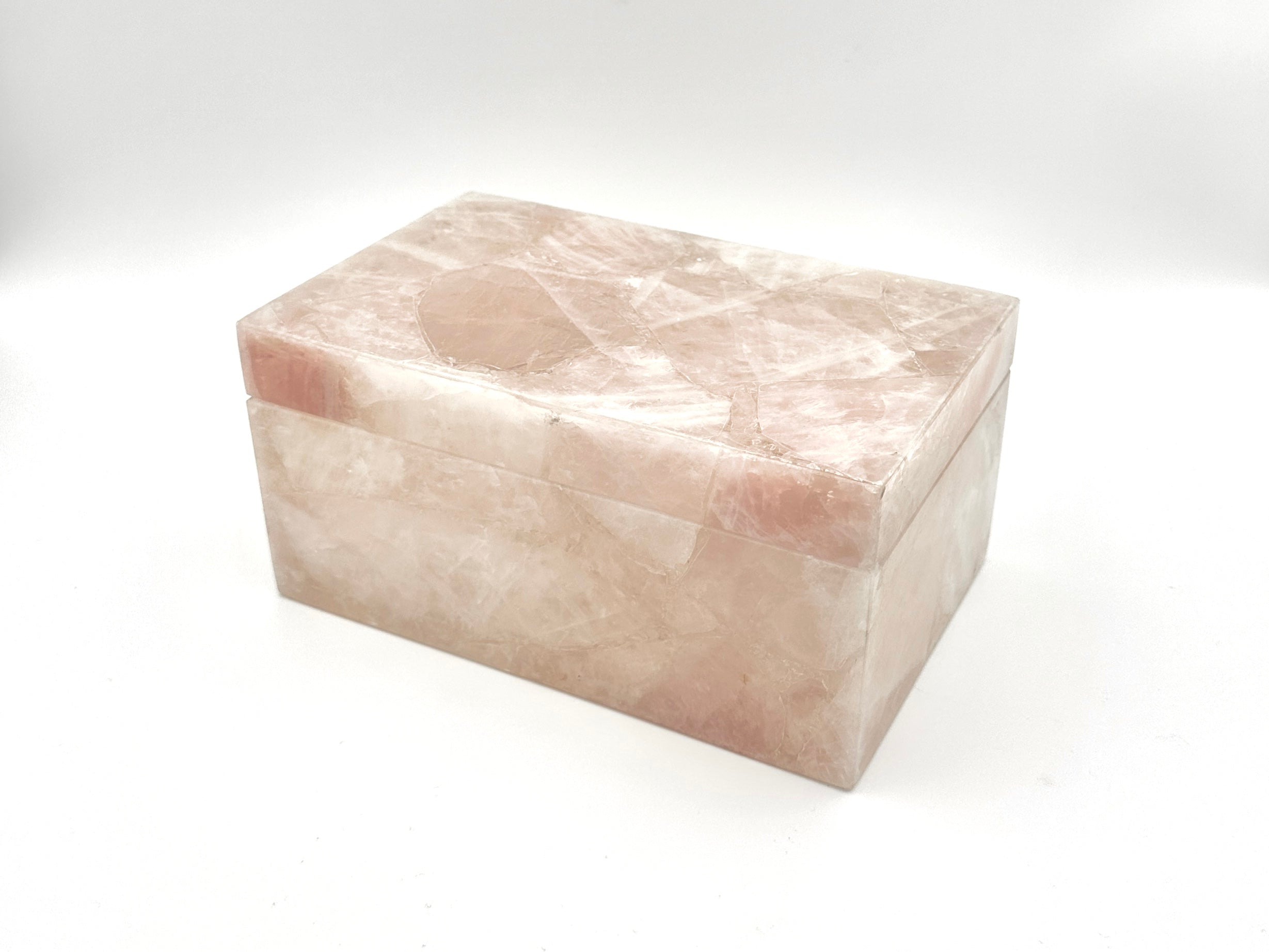 Gemstone Rose Quartz Large rectangular accessory box