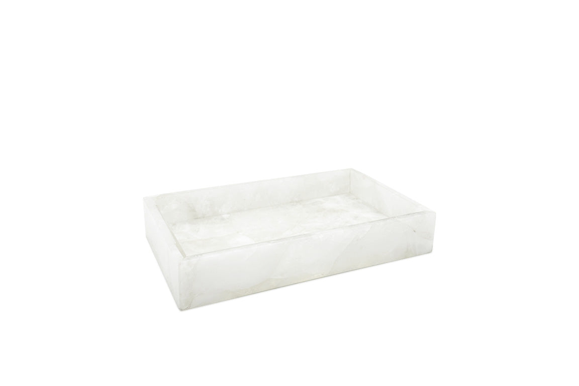Snow White Quartz Tray