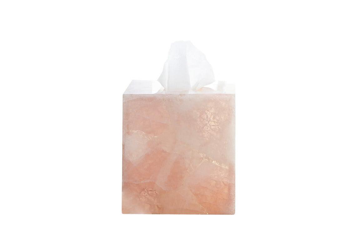 Rose Quartz Tissue Box Cover