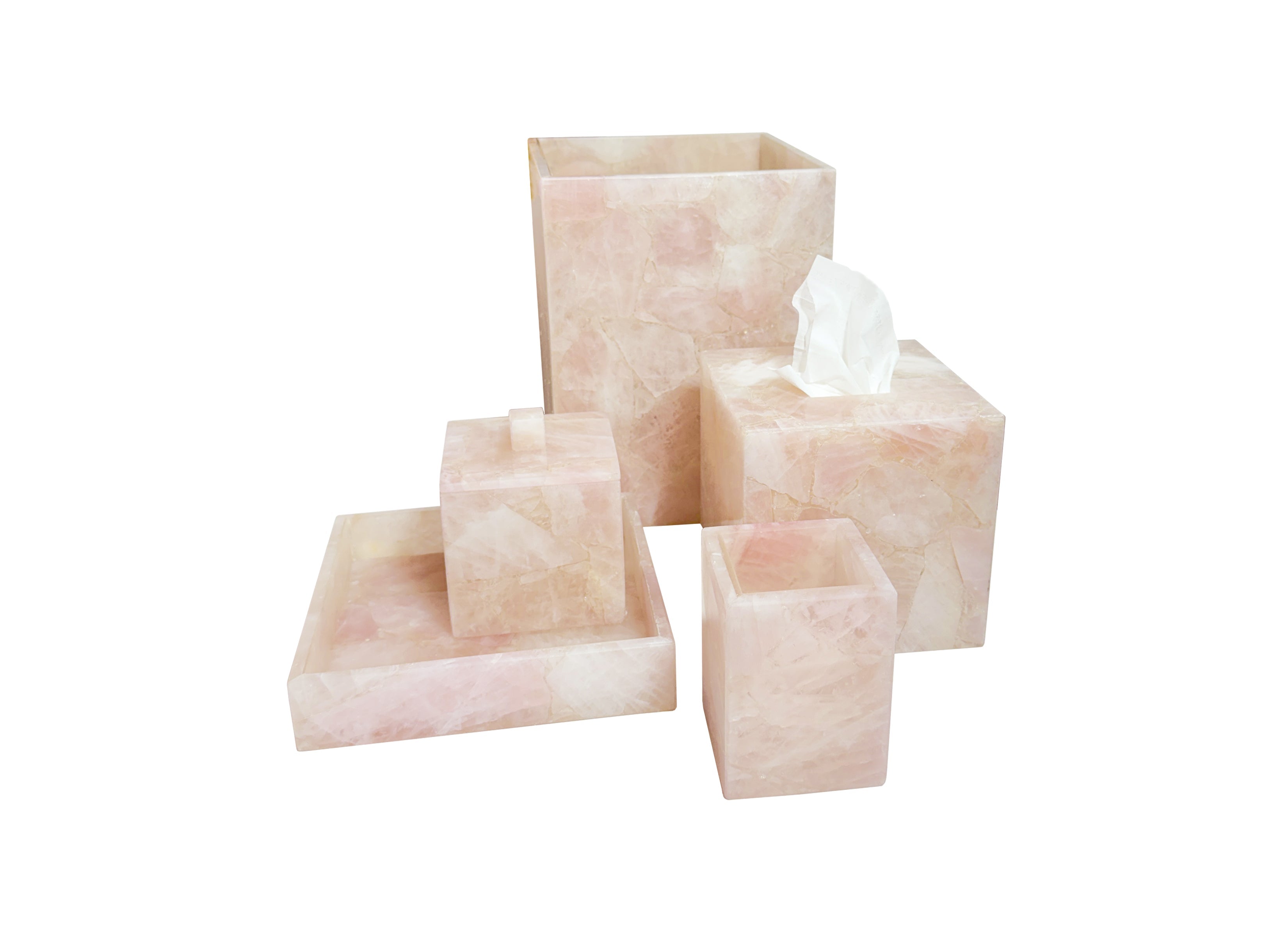 Rose Quartz Bath Collection