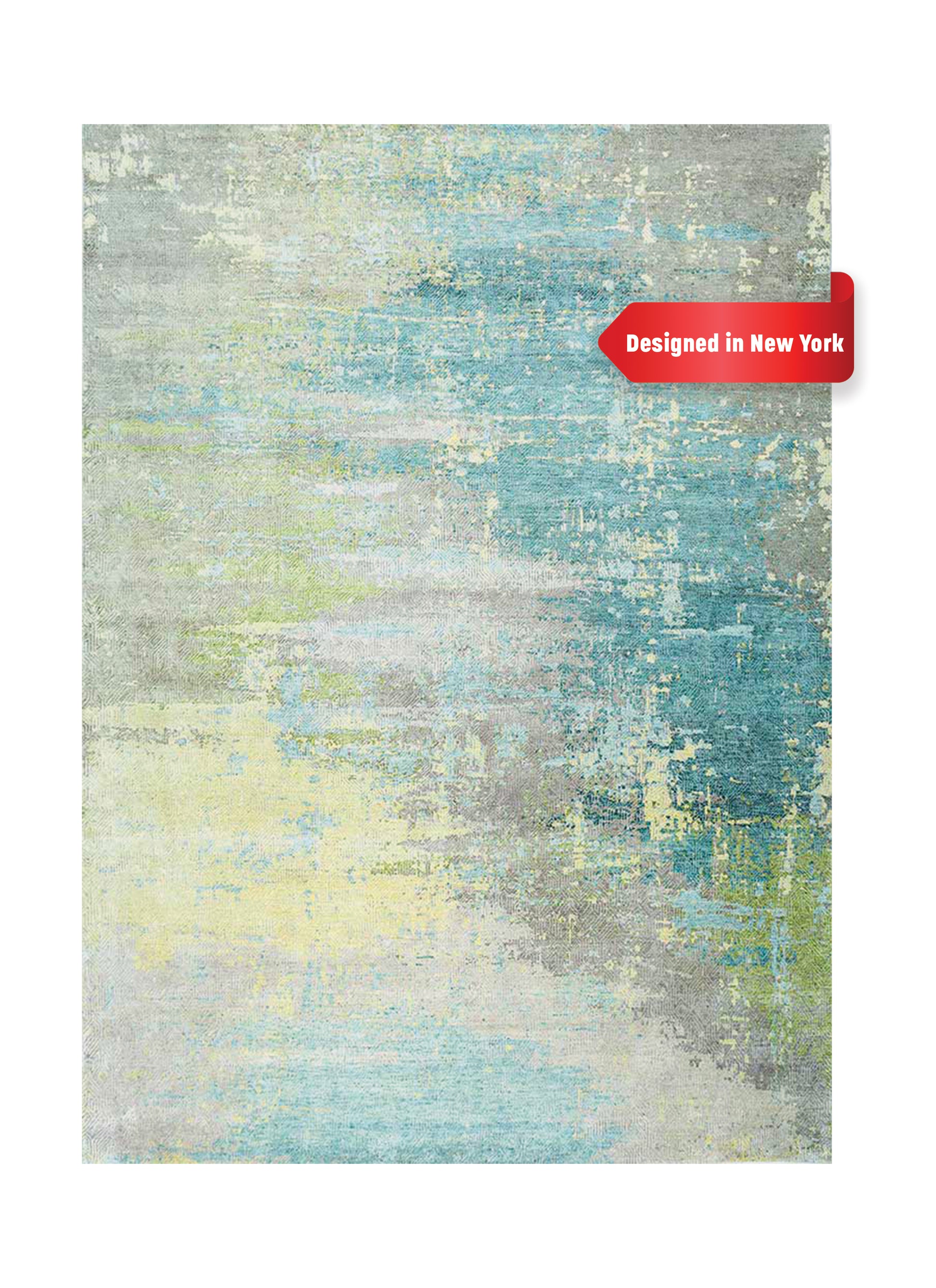 Hand Knotted Luxury Area Aqua Rug Carpet