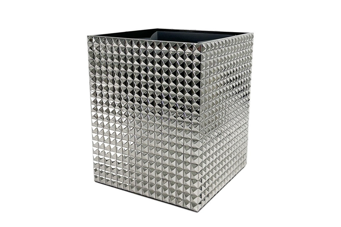 Silver Glam Waste bin