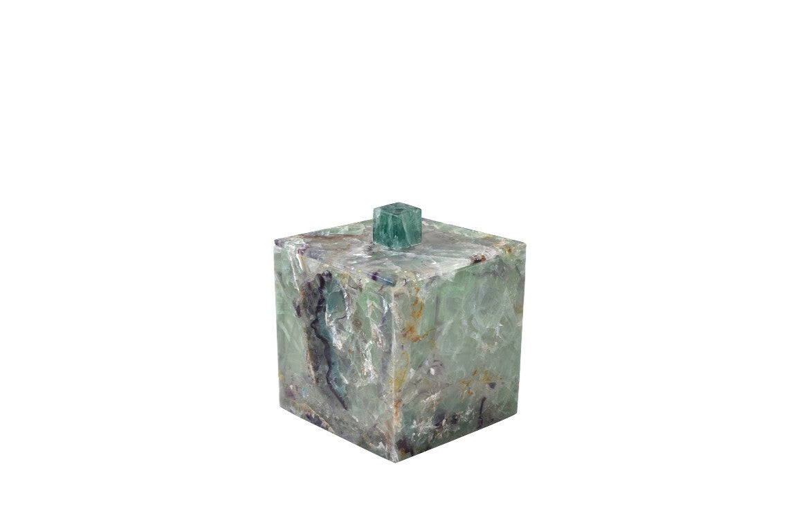 Green Fluorite Container