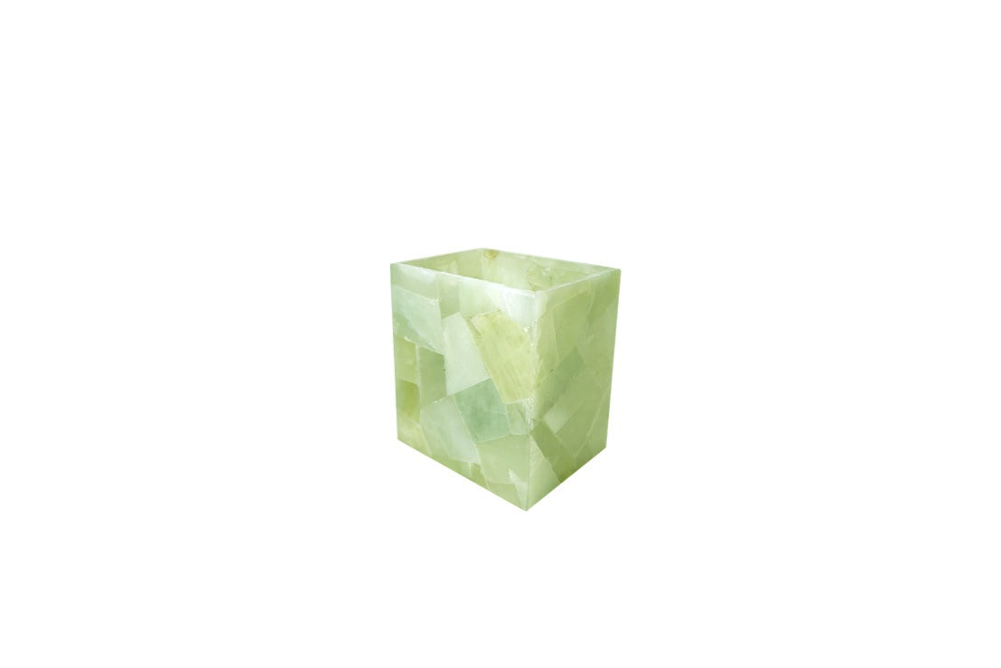 Jasmine Jade Rectangle Brush Holder