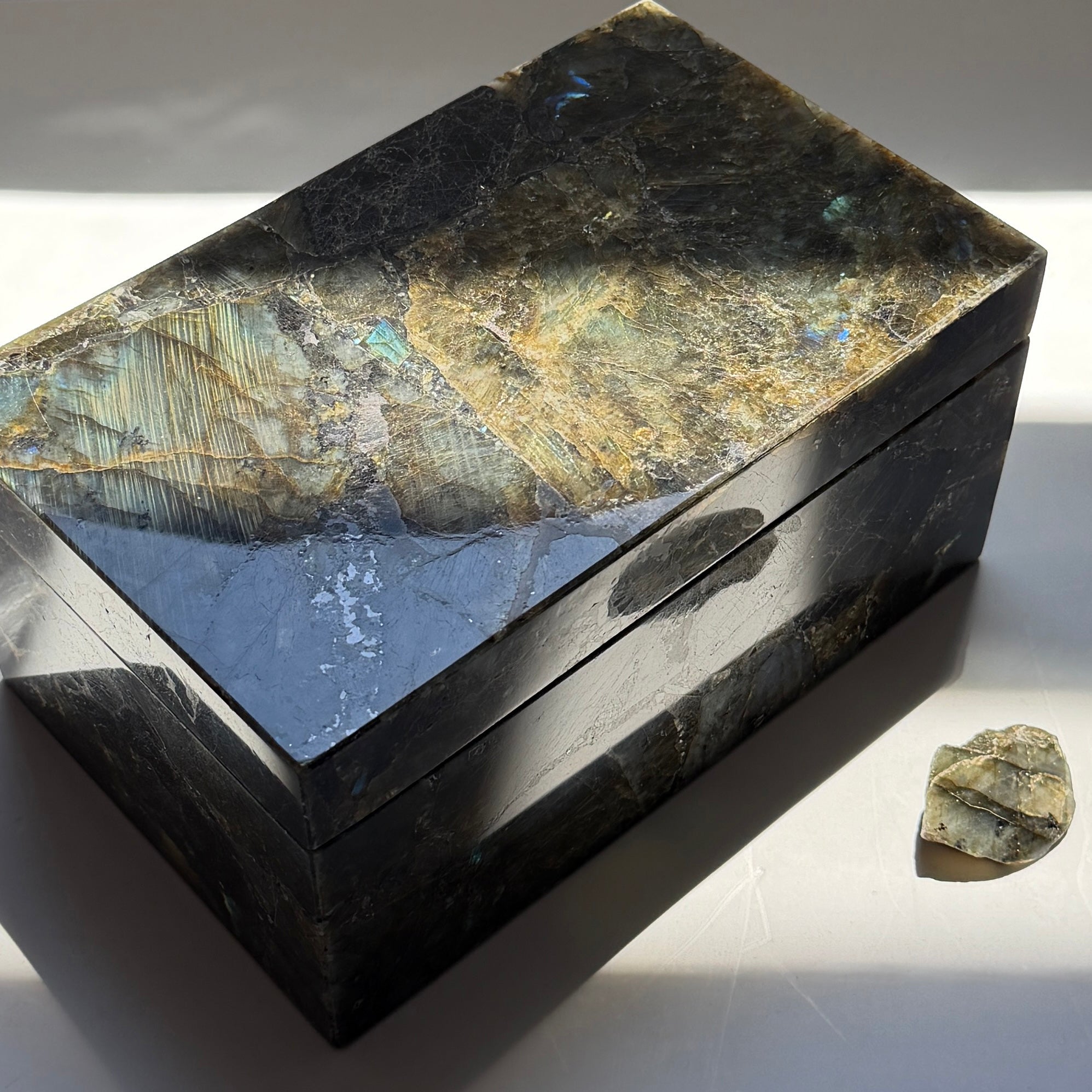 Gemstone Labradorite Taj Jewelry Box