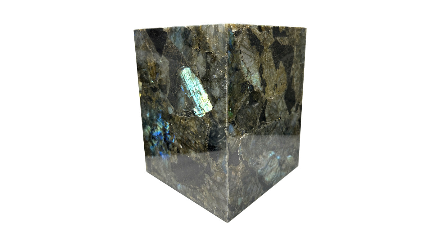 Labradorite Wastebasket