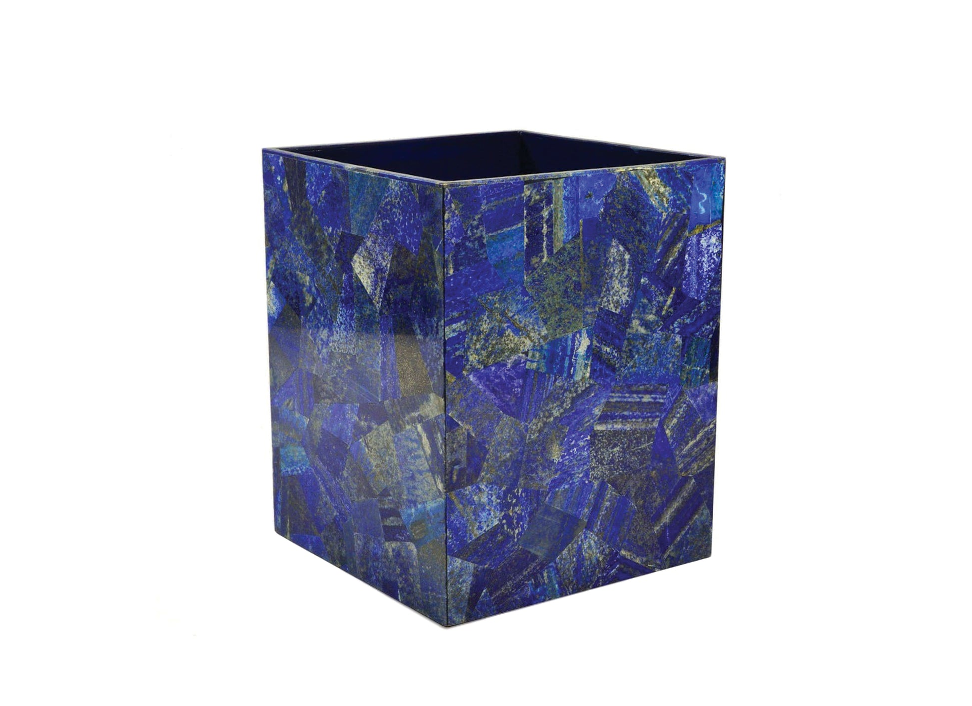 taj Lapis Lazuli Waste bin, waste can, lapis wastebasket