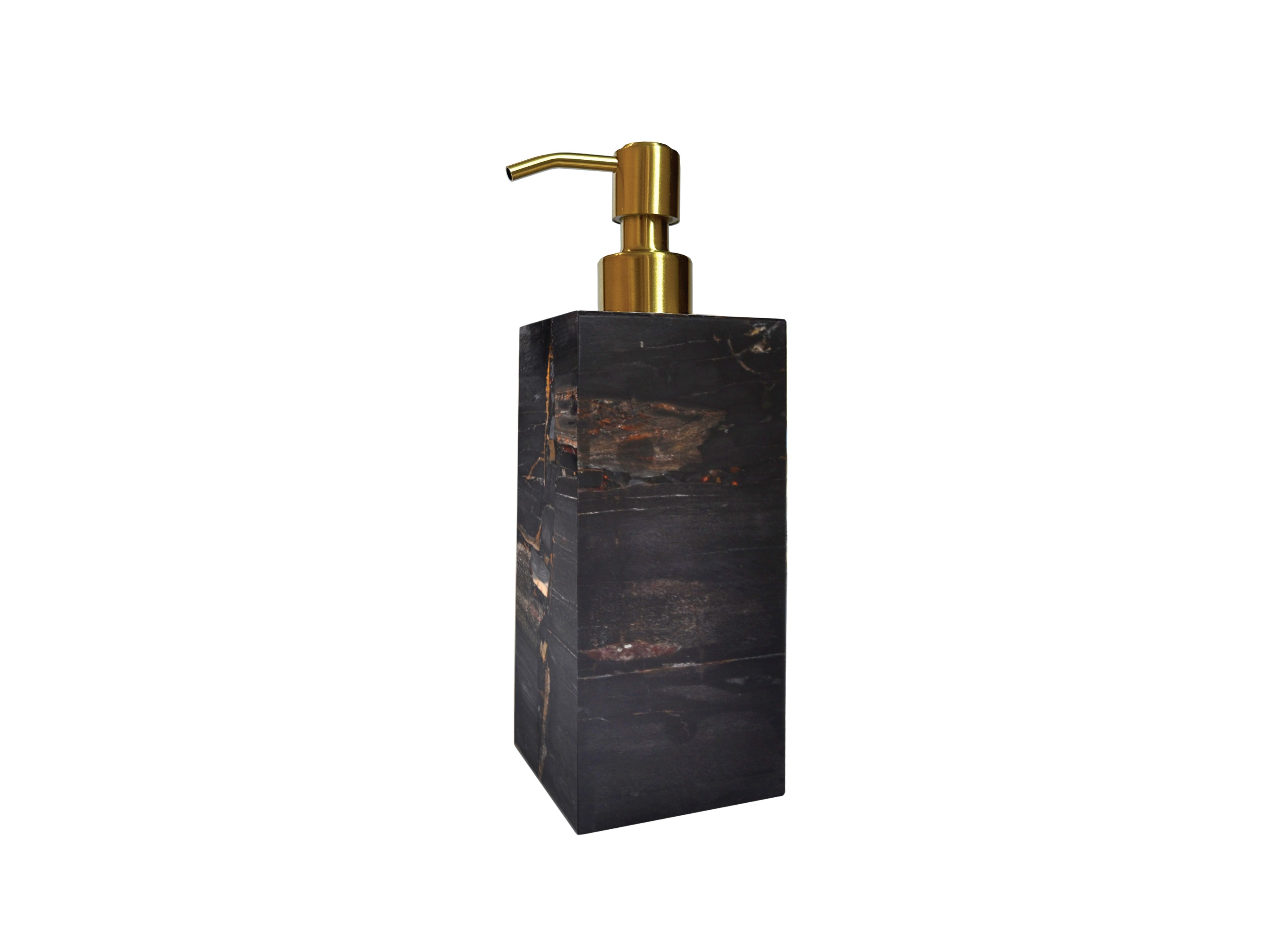 Noir Petrified Wood Lotion Dispenser