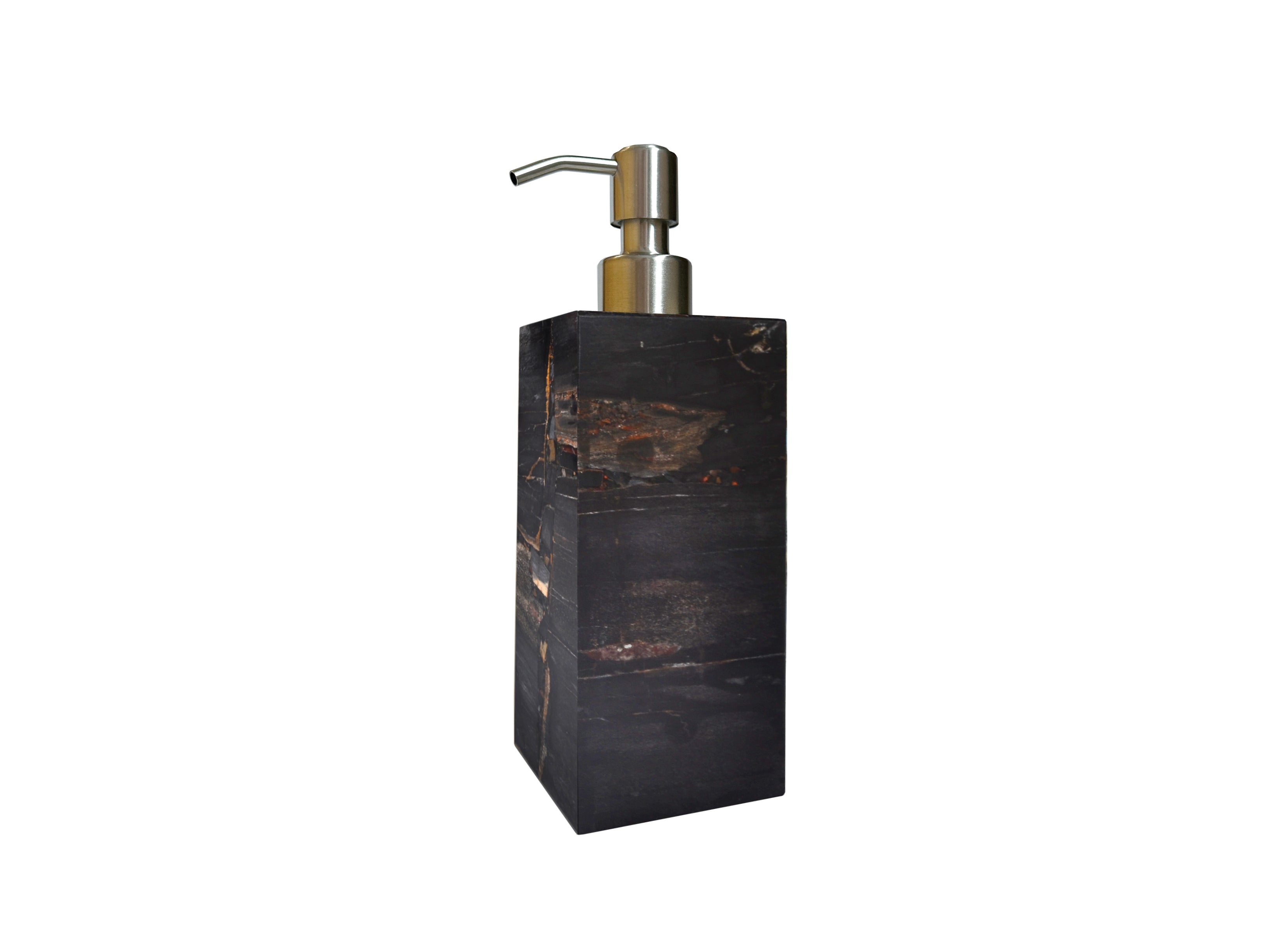 Noir Petrified Wood Lotion Dispenser