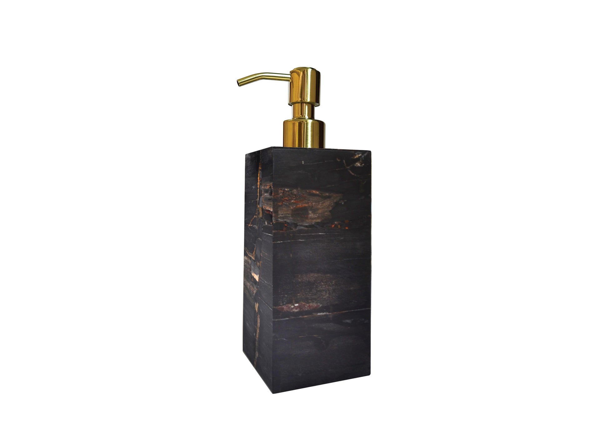 Noir Petrified Wood Lotion Dispenser