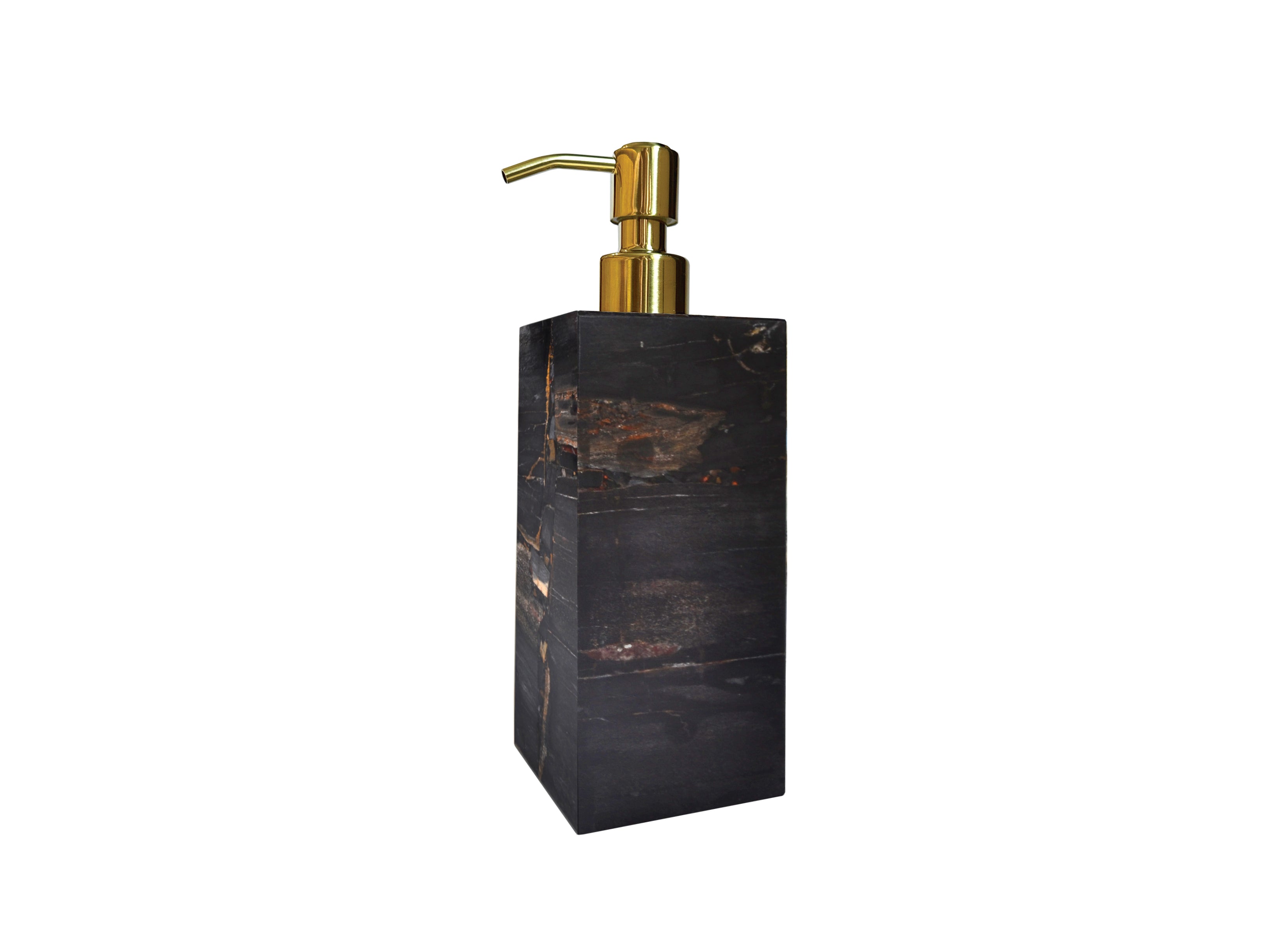 Noir Petrified Wood Lotion Dispenser