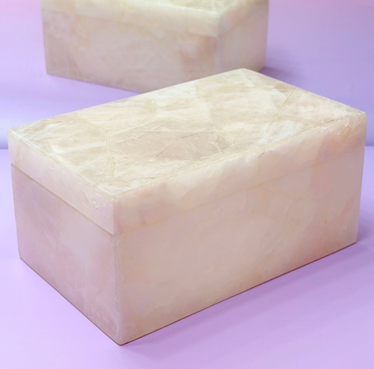 Rose Quartz Large Jewelry/Accessories Box