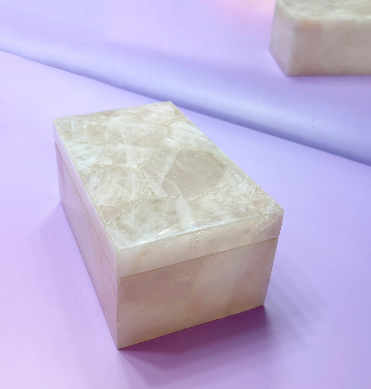 Rose Quartz Large Jewelry/Accessories Box