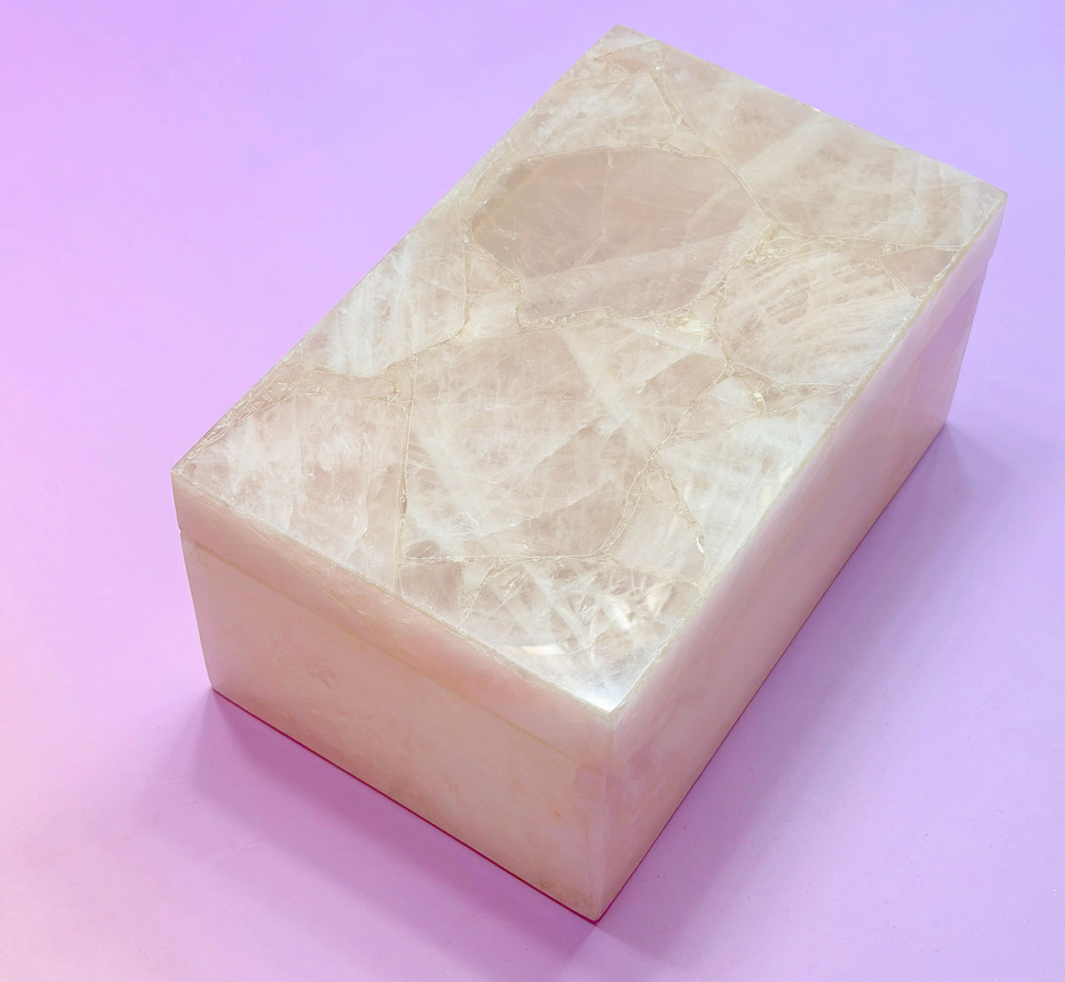 Rose Quartz Large Jewelry/Accessories Box