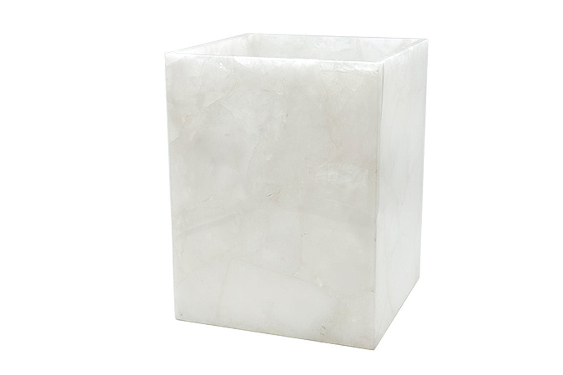Snow White Quartz Waste bin