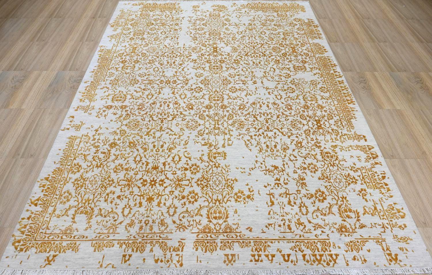 Hand-Knotted Arabesque Rug - ETEREO New York