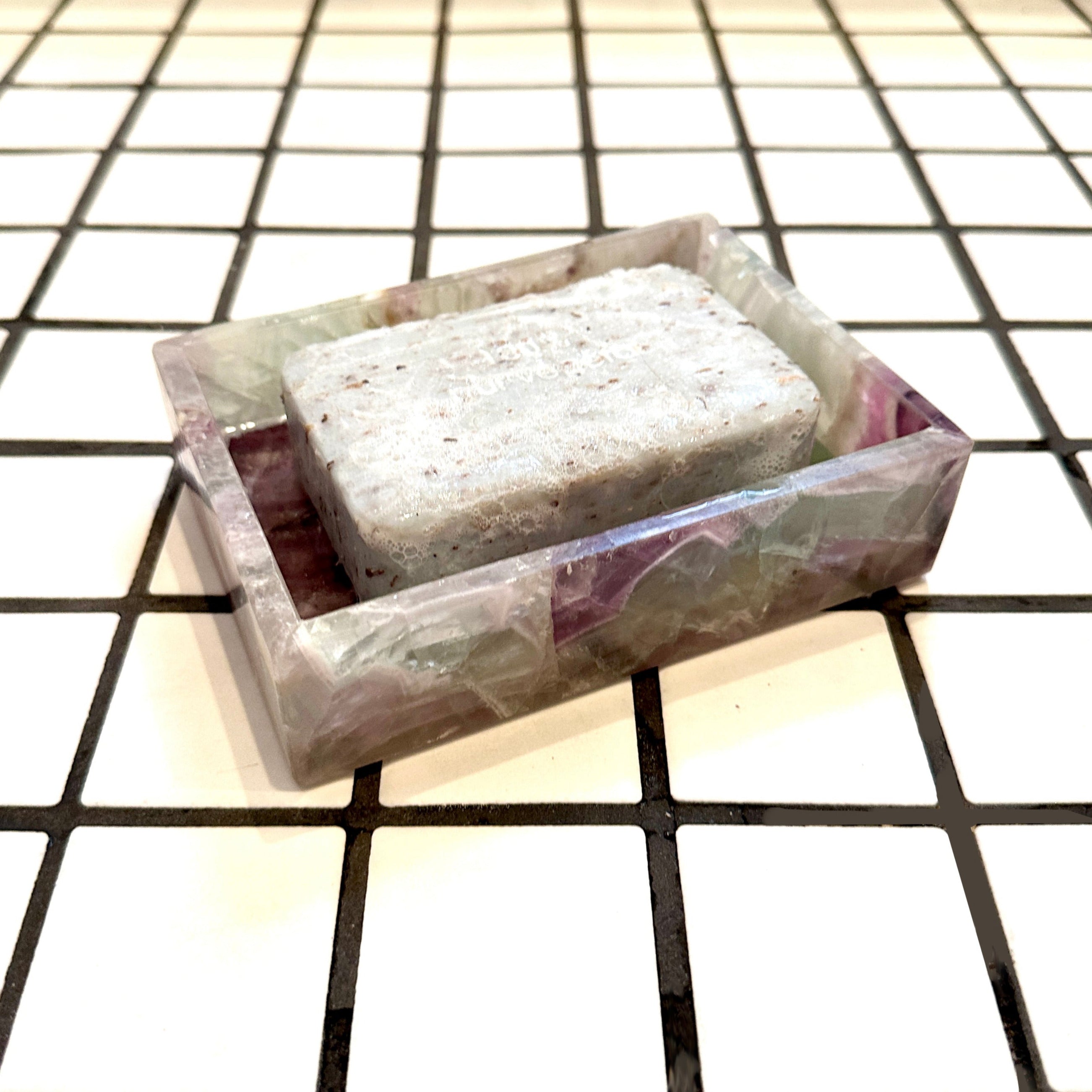 fluorite soap dish