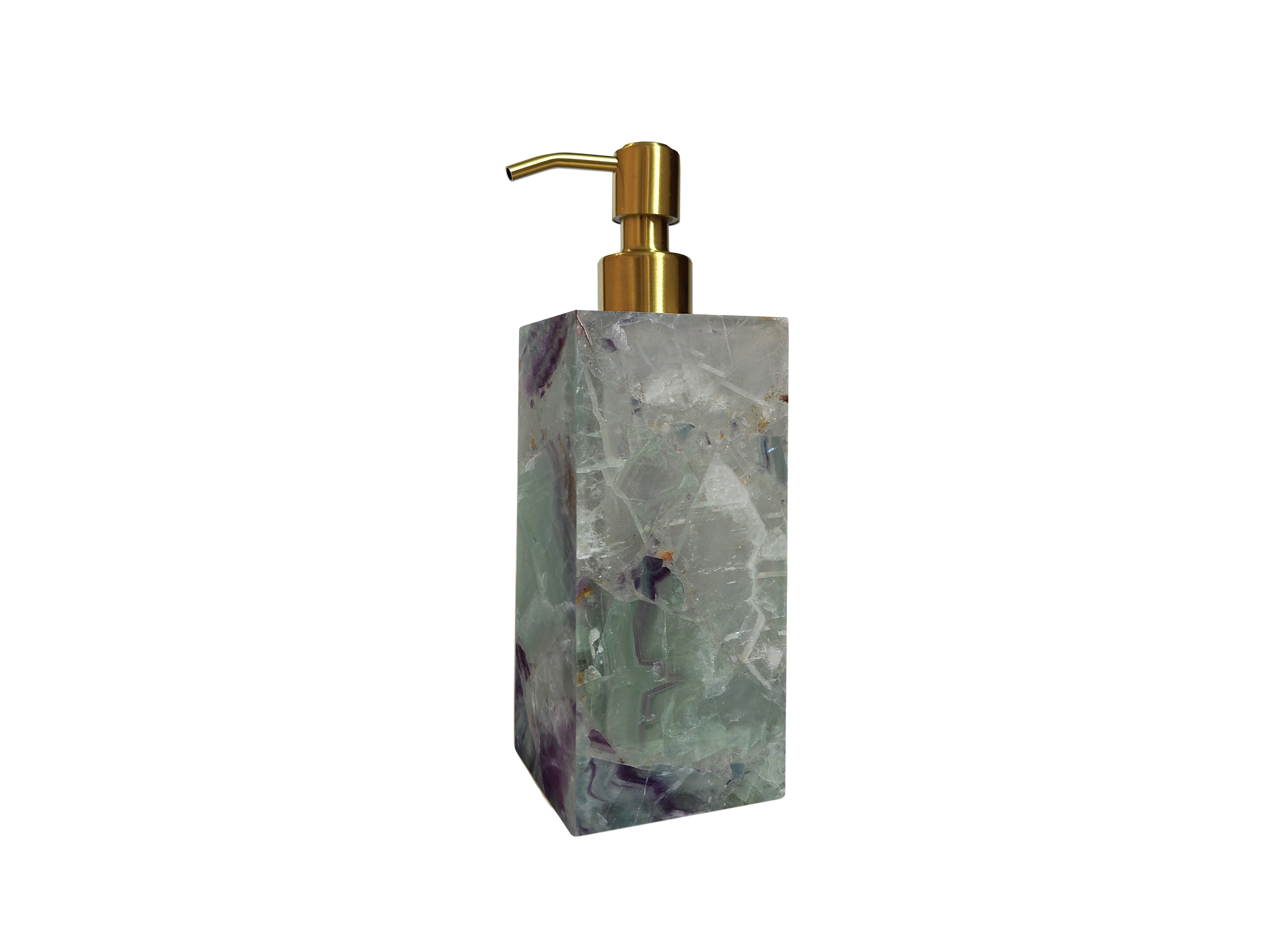 Green Fluorite Lotion and Soap Dispenser