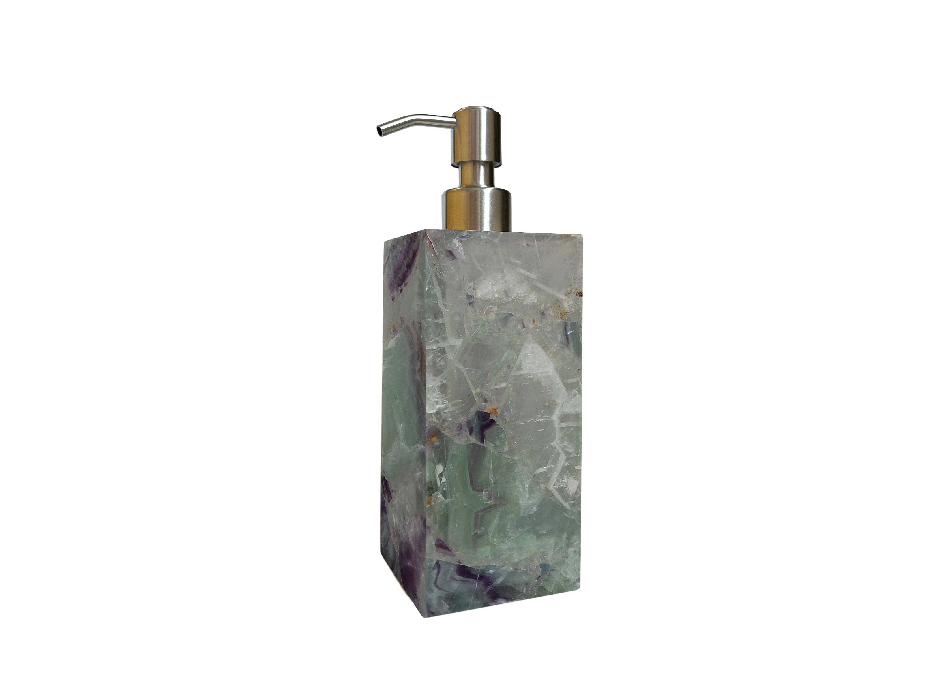 Green Fluorite Lotion and Soap Dispenser