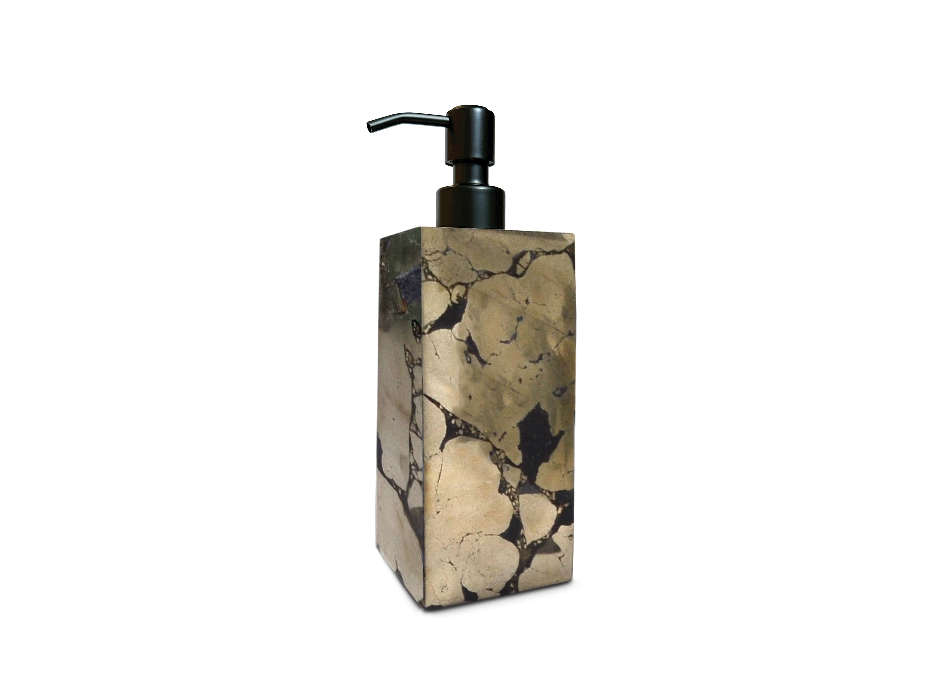 Gold Pyrite Lotion Dispenser