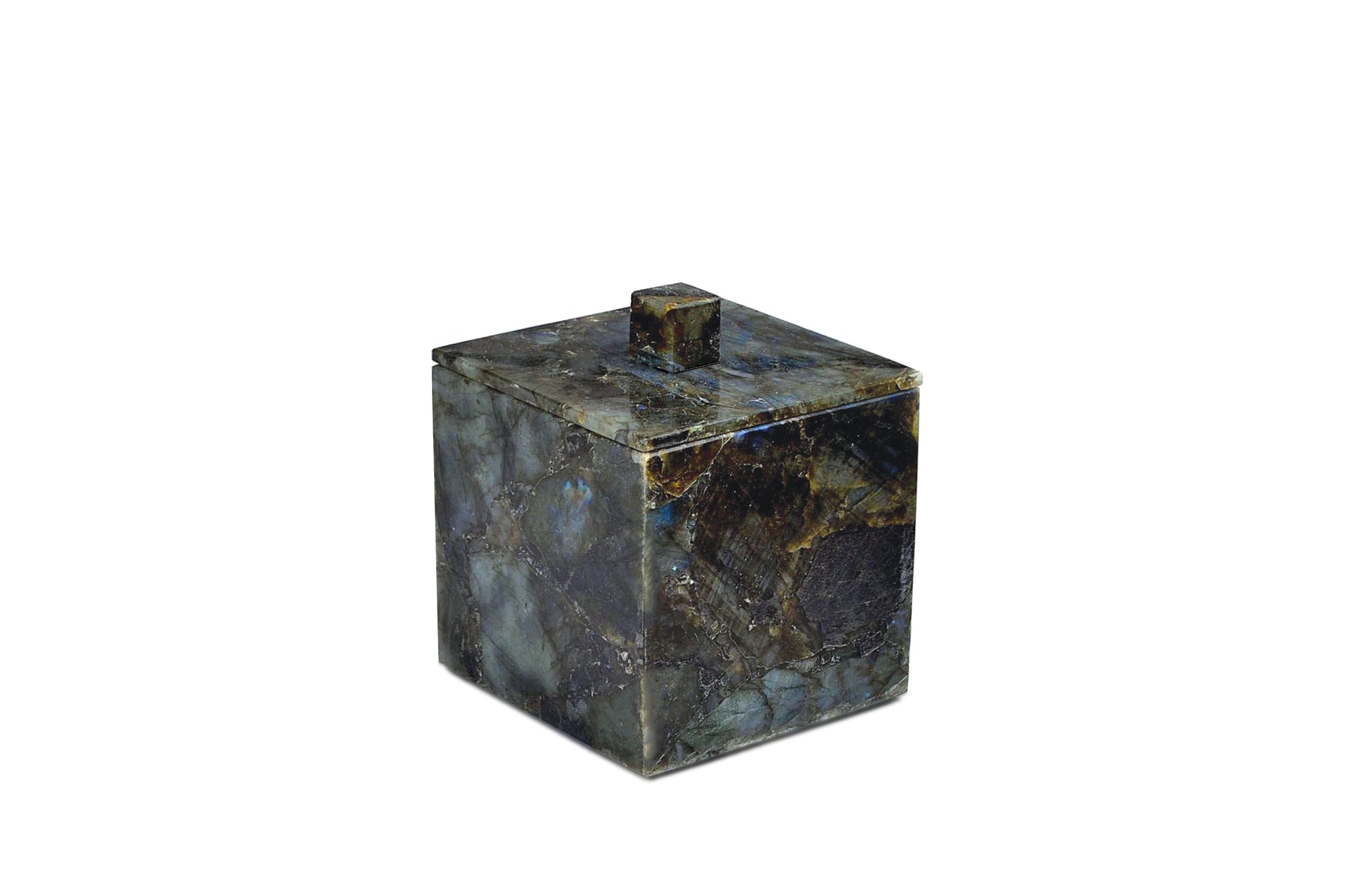 Labradorite Container Taj Gemstone Canister
