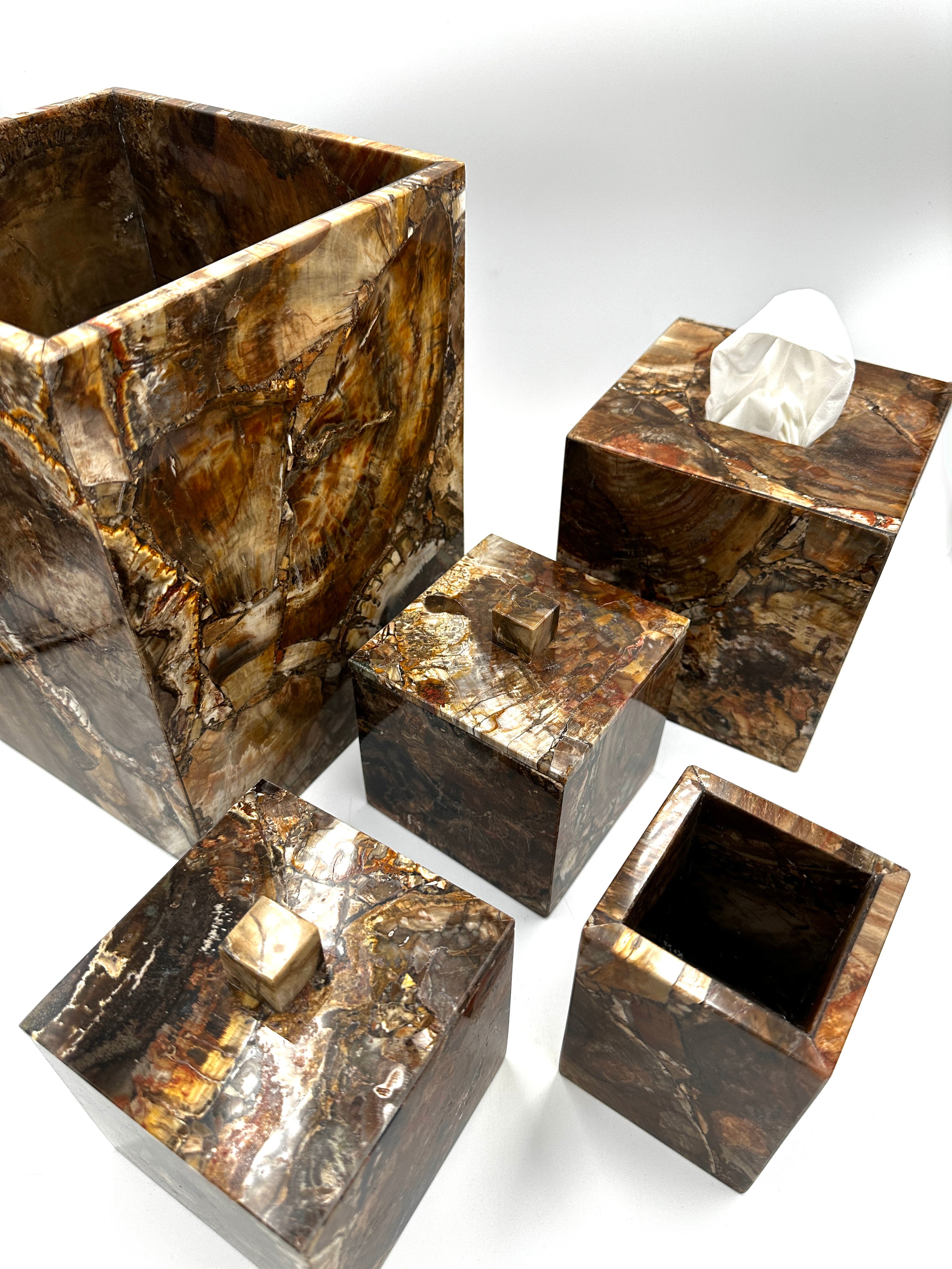 Taj Petrified Wood set