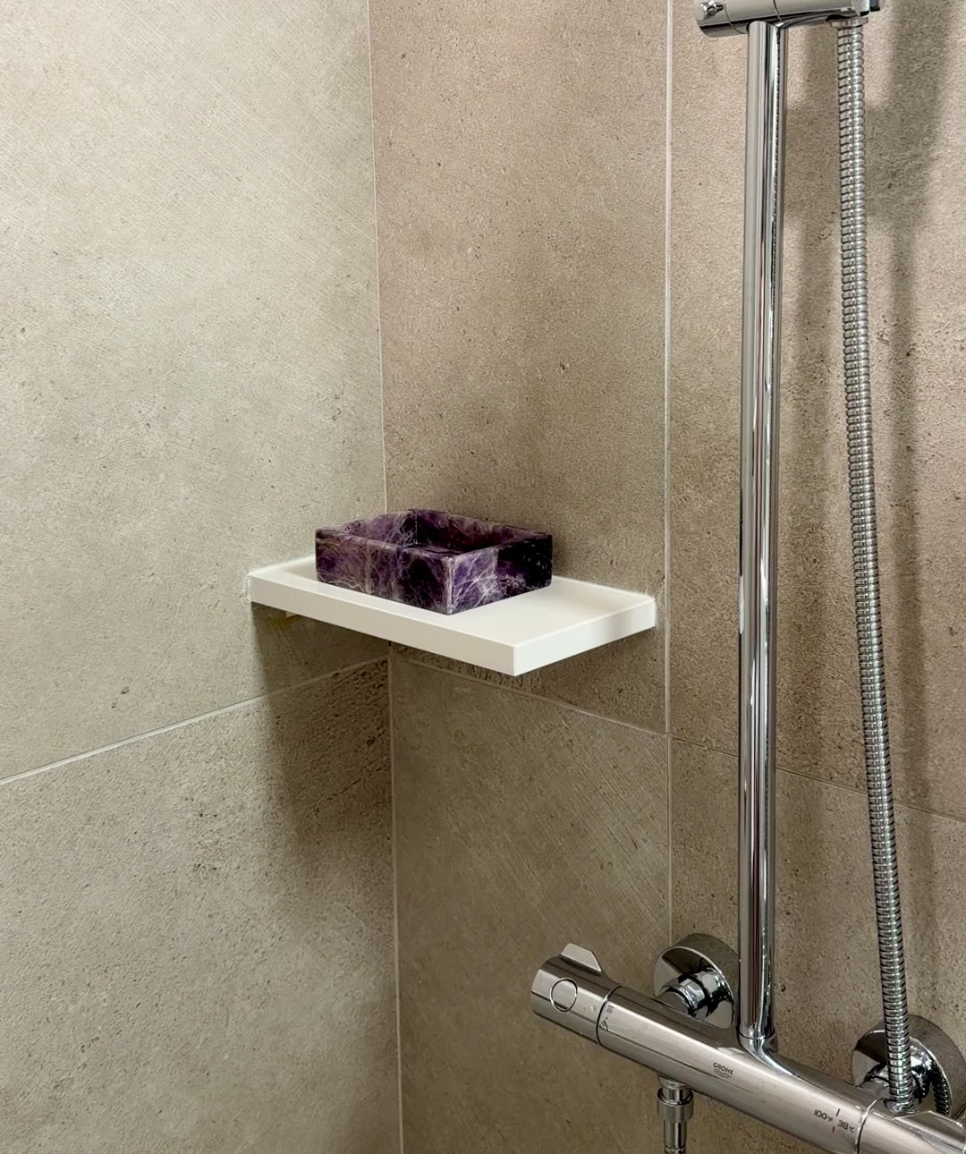 Amethyst Soap Dish video taj