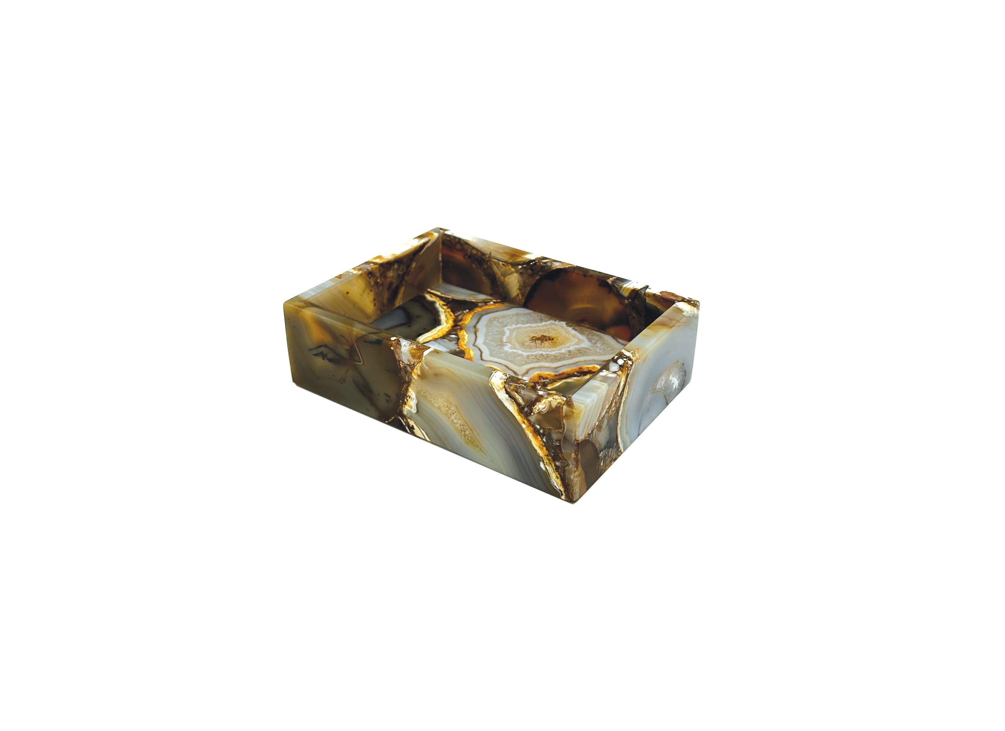 Natural Agate Soap Dish